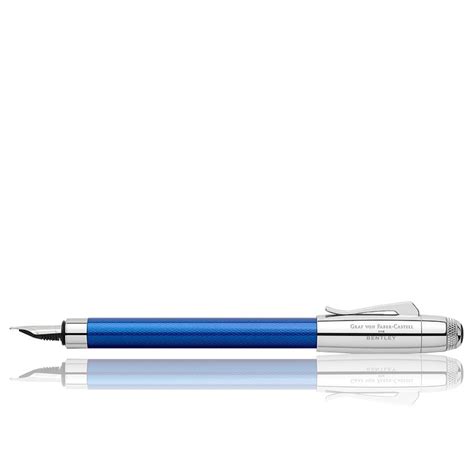 Pluma Estilogr Fica Bentley Sequin Blue Graf Von Faber Castell Ocarat