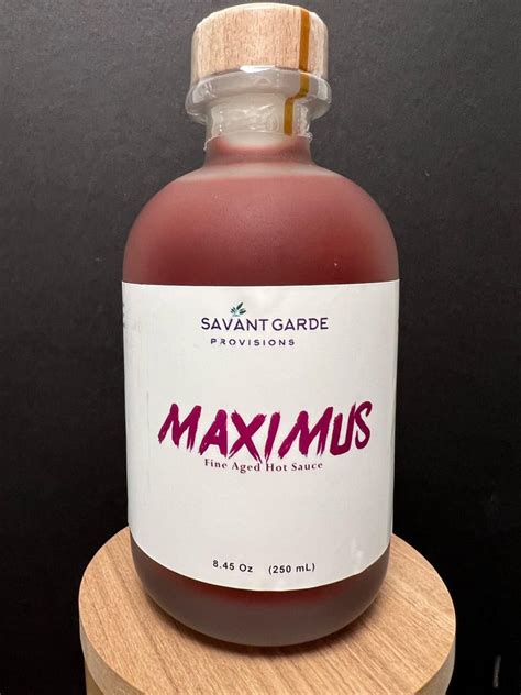 Fine Aged Hot Sauce Small Batch Gourmet Ferments Etsy