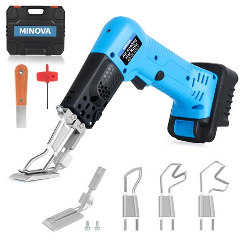 Cordless Air Cooling Pro Electric Hot Knife Bare Machine 3 Blades