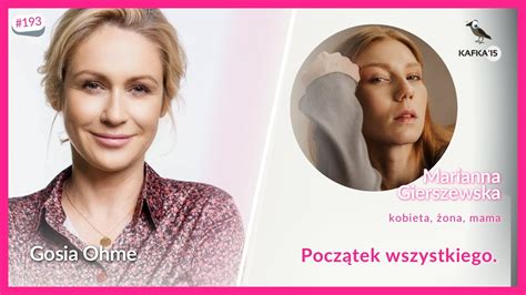 Pocz Tek Wszystkiego Marianna Gierszewska Gosia Ohme Kafka