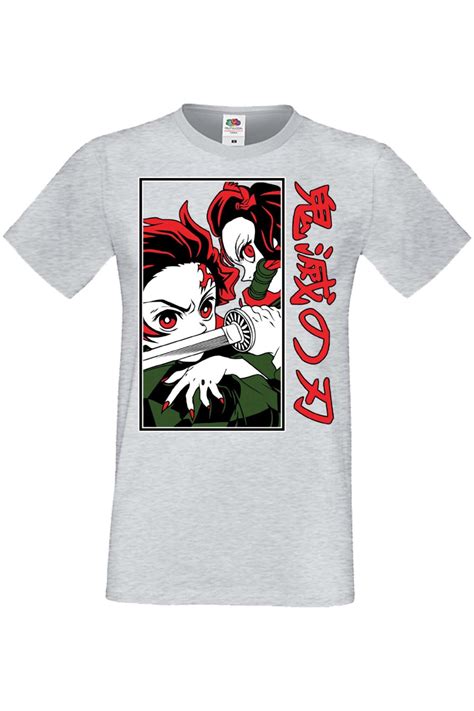 Tricou Barbati Manga Anime Heroes Tralala Demon Slayer Tanjiro Nezuko