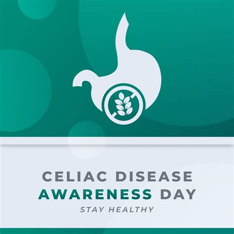 Happy National Celiac Disease Awareness Day Celebration Vector Design