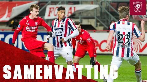 Samenvatting FC Twente Willem II 17 03 2018 YouTube