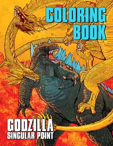 Godzilla Singular Point Coloring Book Plenty Of Amazing Coloring Pages For Relaxing Chilling