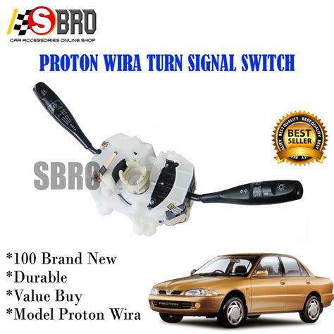 Proton Wira Satria Aeroback Arena Turn Signal Switch Complete Headlamp