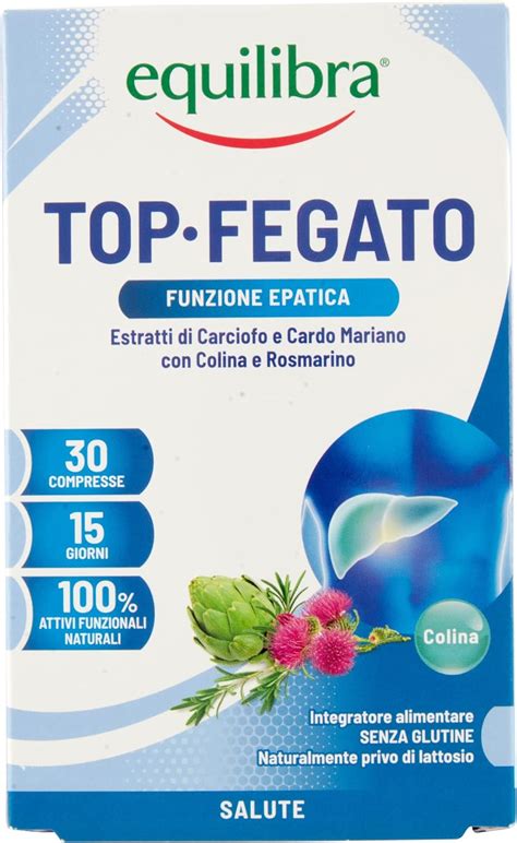 Equilibra Integratori Alimentari Top Fegato Integratore Depurativo