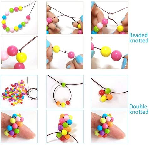 DIY Armband Bunte perlen Set DIY Perlenschmuck für Kinder Perlen zum