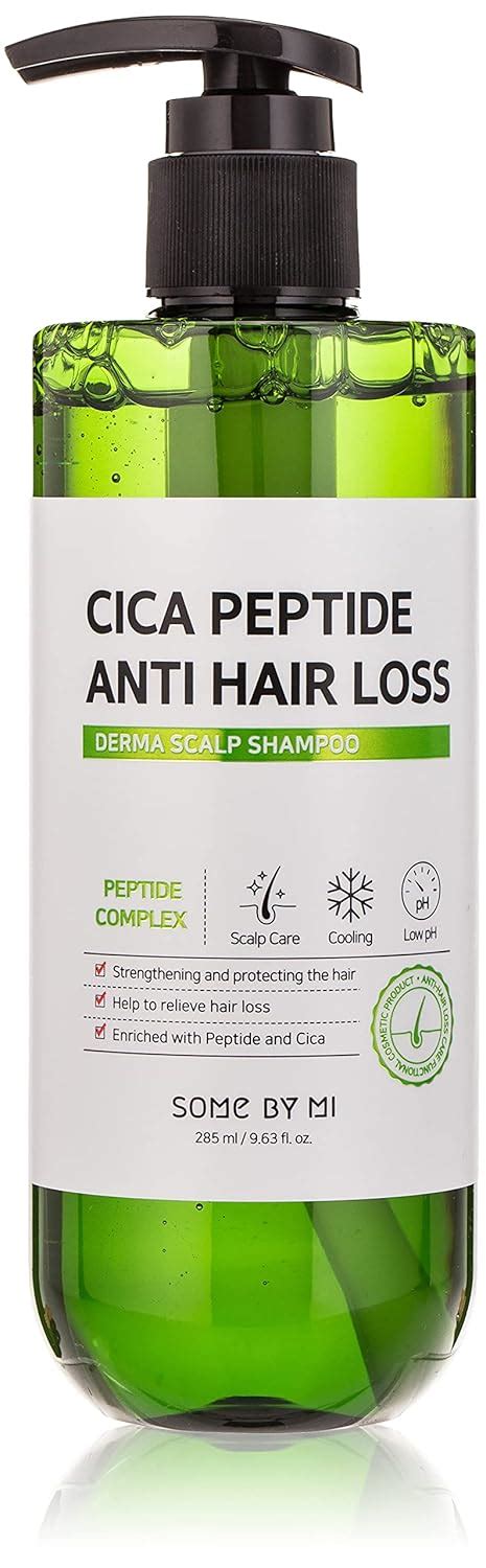 Cica Peptide Anti Hair Loss Derma Scalp Shampoo 9 63 Fl Oz 285 Ml Some By Mi