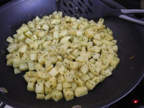 Beilage Gedämpfte Porree Kartoffel Würfel Rezept kochbar de