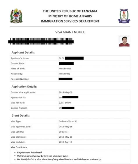 Tanzania Tourist Visa Application Guide Escape Manila