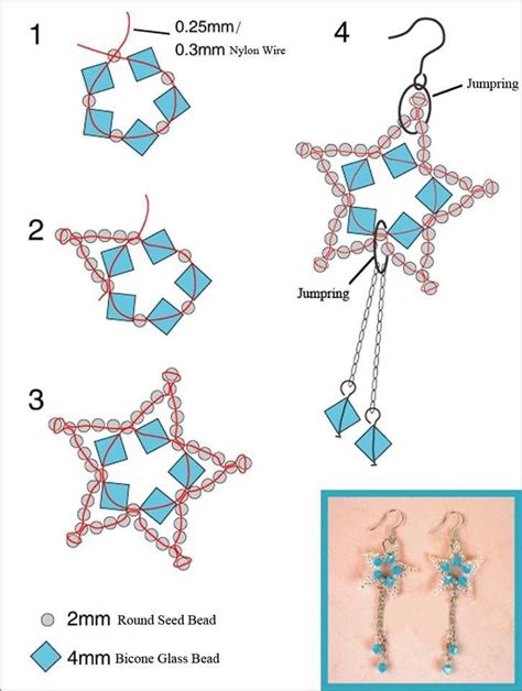 Pin By Mara On Bijus Fazer Beaded Earrings Tutorials Beading