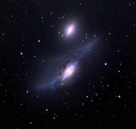 Eyes Galaxies NGC 4435 And NGC 4438 Constellation Guide