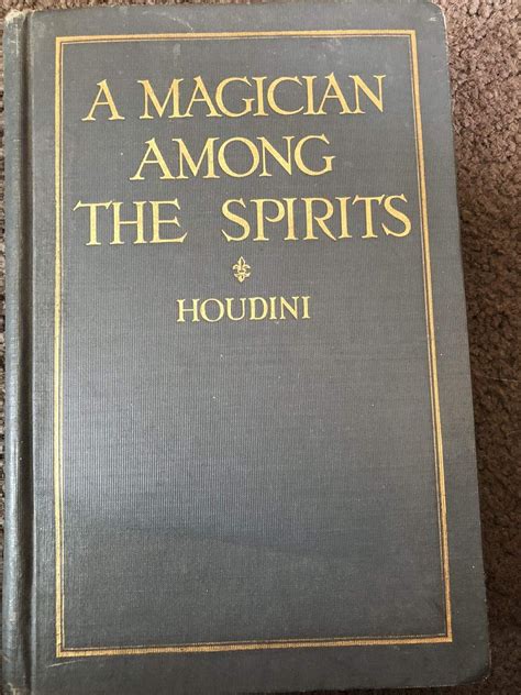 A Magician Among The Spirits Houdini Harry Amazon