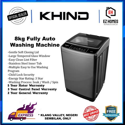 Khind Fully Auto Washing Machine Wm A Kg Shopee Malaysia