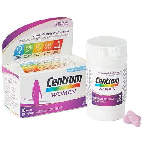 Centrum Women Multivitamins And Dietary Supplement 60 Tablet Sifsaf