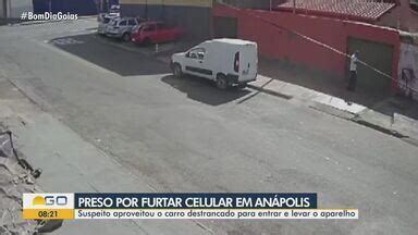 Bom Dia GO Homem é preso suspeito de furtar celular dentro de carro