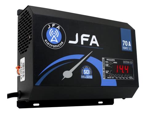 Fonte Carregador Automotivo Jfa 70a Slim 110 220v Radical Som Shop