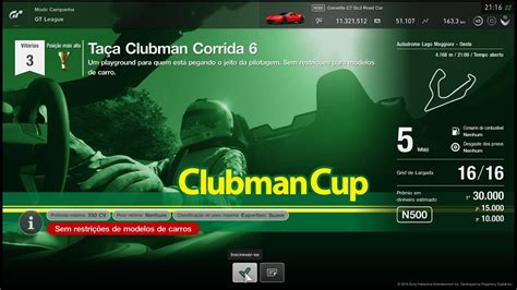 Gran Turismosport Gt League Copa Clubman Youtube