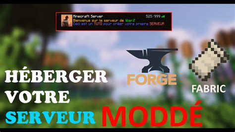 HÉBERGER votre propre SERVEUR MODDÉ Minecraft GRATUITEMENT Tuto pas