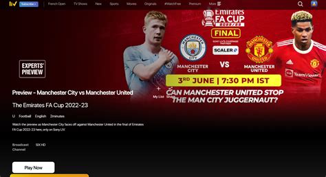 How To Watch Manchester City Vs Man United Fa Cup Final Live Streaming And Telecast In India