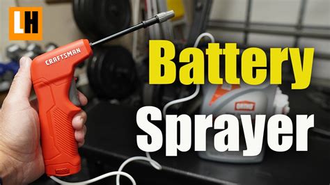 Craftsman Battery Powered Sprayer Wand Youtube