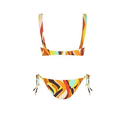 Fuego Balconette Bikini Tie Multicolor Robin Collection Robin