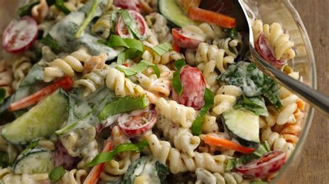 Ranch Spinach Pasta Salad Recipe From Betty Crocker