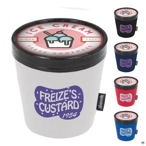 Customized Koozie Ice Cream Kooler Promotional Can Coolers Branded