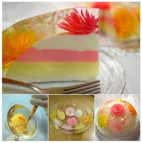 Learn How To Make Beautiful Edible Flowers In Clear Jelly It S Fun And