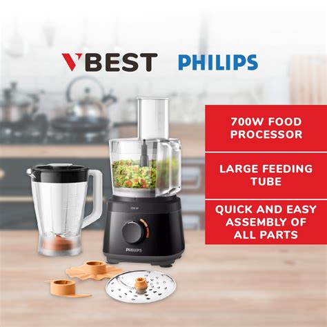 Philips Daily Collection Compact Food Processor Hr Functions