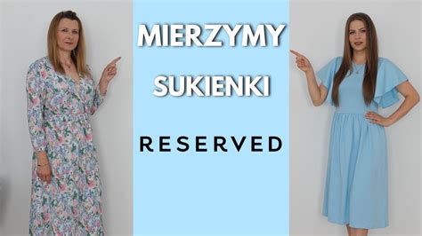 Mierzymy Sukienki RESERVEDNowa Kolekcja YouTube