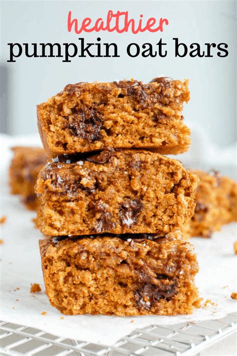 Pumpkin Oat Bars Erin Lives Whole