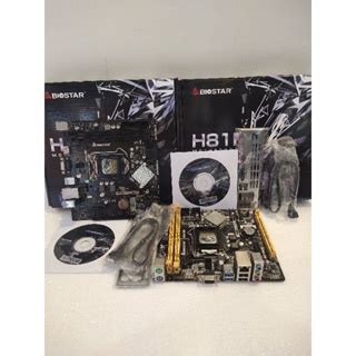 Jual Motherboard BIOSTAR H81MHv3 Hsf BONUS PROSESOR G Bergaransi