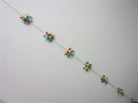 Paper Star Garland 98 Inches Stars Nursery Decoration Red - Etsy