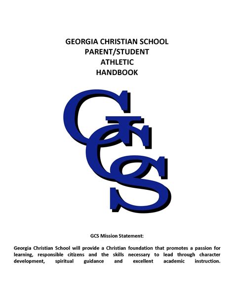 Athletic Handbook - Georgia Christian School