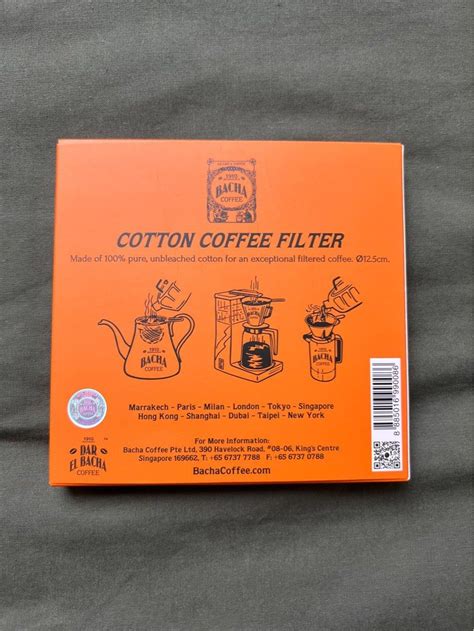 Bacha Coffee Cotton Coffee Filter Furniture Home Living