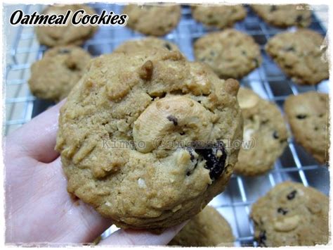 Oatmeal Cookies คุกกี้ข้าวโอ๊ต