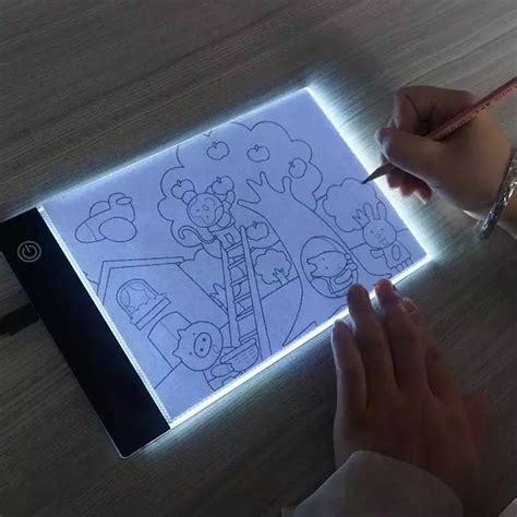 Tablet Graficzny Podświetlana Tablica Deska Do Rysowania A4 LED Inna