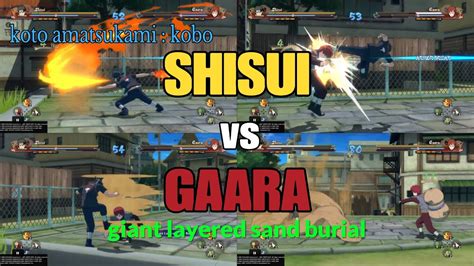 Naruto Shisui Vs Gaara Koto Amatsukami Kobo Giant Layered Sand