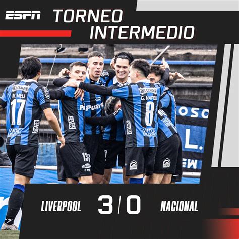 ESPN Uruguay on Twitter GANÓ LIVERPOOL El negriazul venció 3