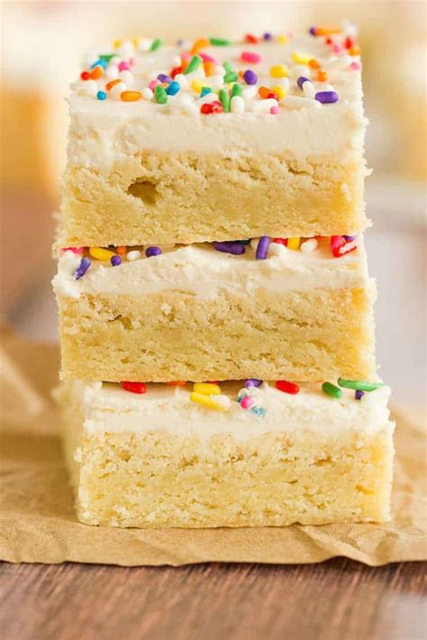 Frosted Sugar Cookie Bars Brown Eyed Baker