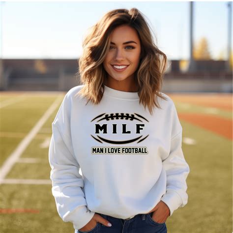 Milf Man I Love Football Svg Png Jpeg Digital Design For Sweatshirts