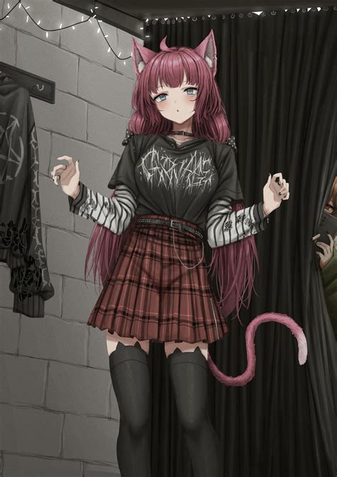 Whats Better Than A Catgirl A Goth Catgirl Scrolller