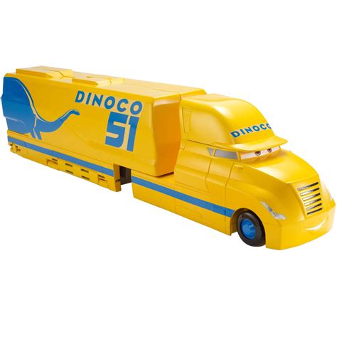 Disney Pixar Cars Cruz Ramirez S Dinoco Hauler Truck Vehicle Playset