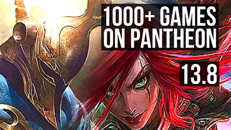 Pantheon Vs Katarina Mid Solo Kills Games M Mastery