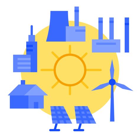 Smart Grid Generic Flat Icon