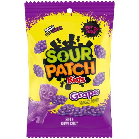 Sour Patch Kids Soft and Chewy Grape Candy, 8 oz - Fry’s Food Stores