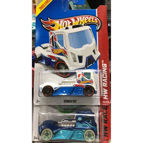 絕版風火輪 Hot Wheels 原創車 拖車頭 rennen rig 13 蝦皮購物