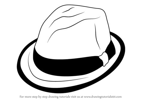 Learn How To Draw A Hat With Ribbon Hats Step By Step Drawing Tutorials