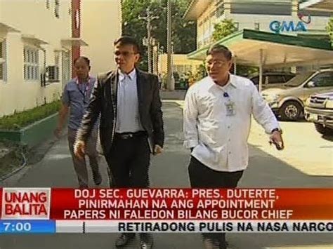 DOJ Sec Guevarra Pres Duterte Pinirmahan Na Ang Appointment Papers